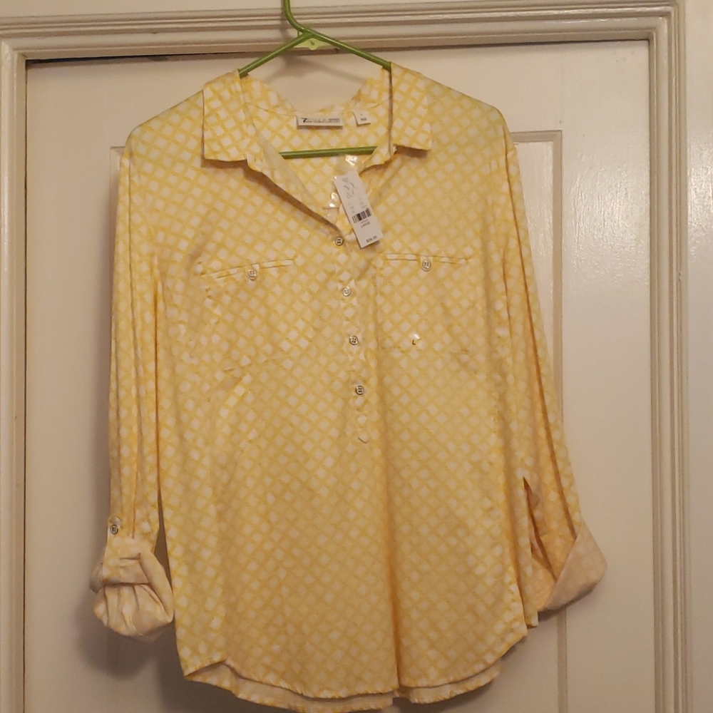 Women's collar work shirt